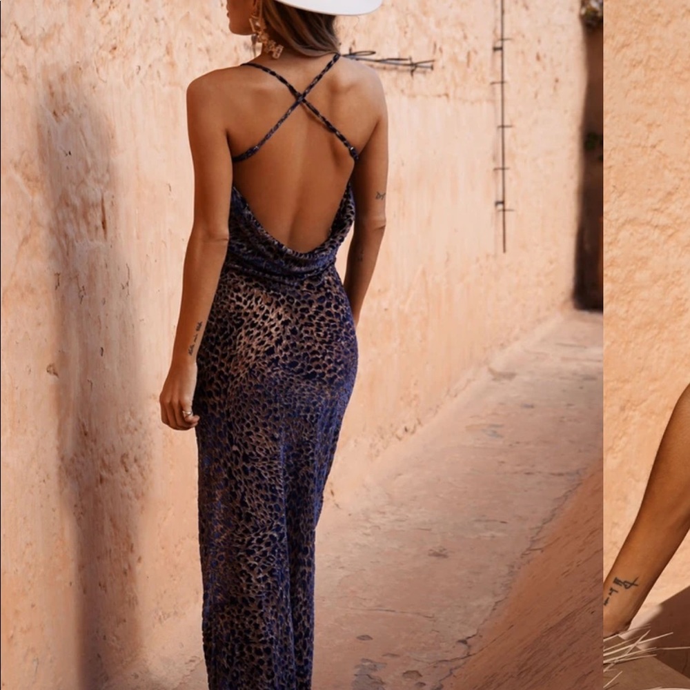 Rat & boa dress